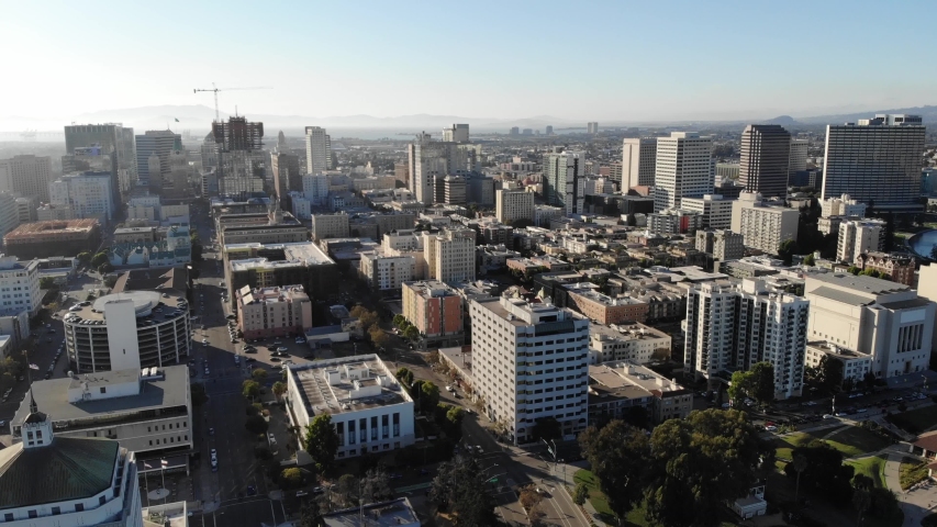 Oakland, Aerial View, California, on 5 September 2019