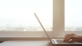 4K. people using notebook computer laptop for social media interactions with pop up of notification icons from friend in social network with like, message, email, mention and star above keyboard - Powered by Shutterstock - Get 15% off with code: PIKWIZARD15