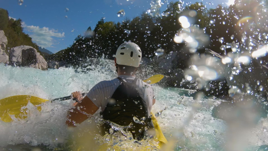 Motion shot. Water Rapids игра