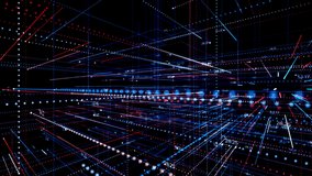 Updating Numbers.This stock motion graphics video shows an interactive technological space with grids, lines and updating numbers. - Powered by Shutterstock - Get 15% off with code: PIKWIZARD15