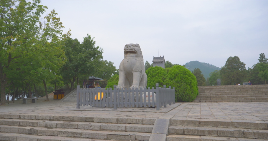 Landscape view in Qinling Mausoleum, China