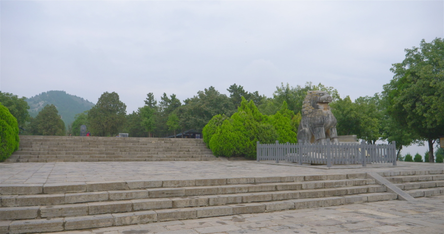 Landscape view in Qinling Mausoleum, China