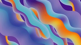 Liquid animation. Fluid colorful liquid gradients video. Modern abstract gradient shapes composition. Minimal footage cover design. Futuristic design. stock footage