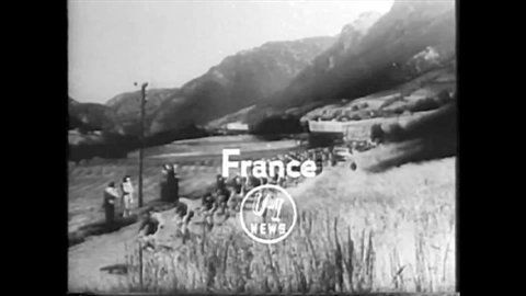 CIRCA 1950s - The Tour de France in the 1950s.