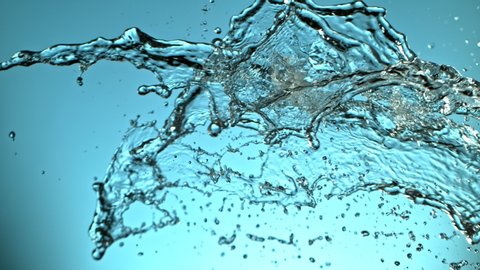 Water Splash Cg Slow Motion の動画素材 ロイヤリティフリー Shutterstock