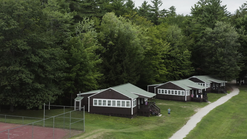 drone American camp summer outdoor