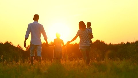 Blurred Background Family Nature Back View Stock Photo (edit Now) 598188338