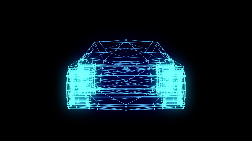 Automotive technology concept. Car electronics. Autonomous driving. Royalty-Free Stock Footage #1039587605