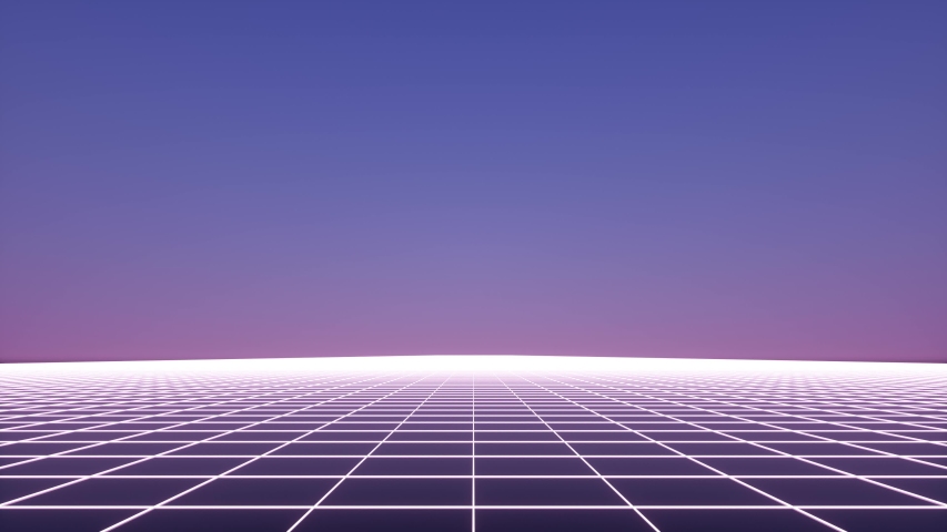 synthwave wireframe net top and bottom 80s Retro Futurism Background 3d ...