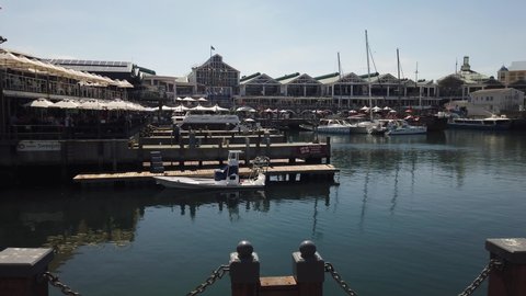 Cape Town , Western Cape / South Africa - 03 10 2019: Cape Town, South Africa, March 2019 – Cape Town waterfront