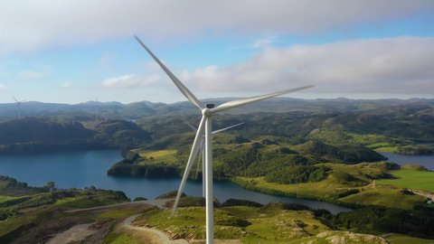 Windmills for electric power production Norway