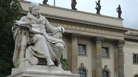 BERLIN, GERMANY - SUMMER 2018: Humboldt University Of Berlin. Germany.