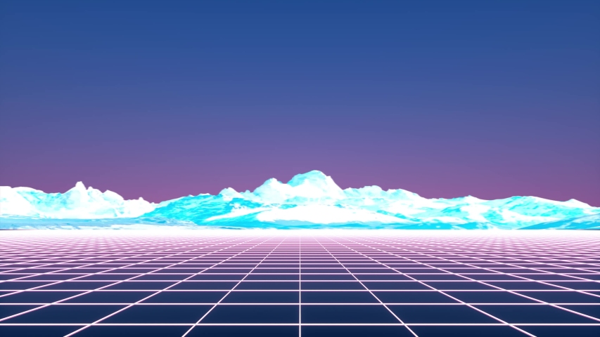1980s Background Animation. Inspired By Stock Footage Video (100% ...