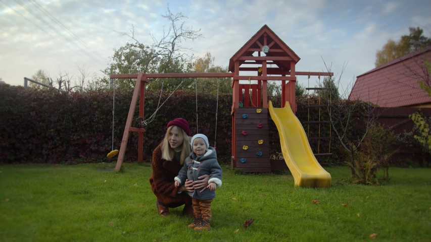 mom and baby swing