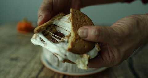 How to Make camping treat S'mores