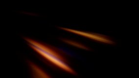 Blur beams motion. Hypersonic speed. Defocused multicolor lights flow on dark background.