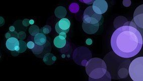 4k video. Looped animation. Wave pattern. Dotted lines. Neon waves. particles background. Seamless loop. Bokeh lights. Green and violet glitter. 3840x2160