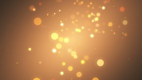 4k video. Looped animation. Wave pattern. Dotted lines. Neon waves. particles background. Seamless loop. Bokeh lights. Gold glitter. 3840x2160