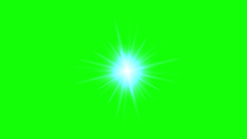 Glowing stars with green screen background | Shutterstock HD Video #1040035334