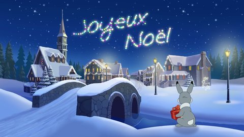 Christmas Animated Card With Hares の動画素材 ロイヤリティフリー Shutterstock