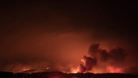 Getty Fire Los Angeles California Wildfire
Time Lapse