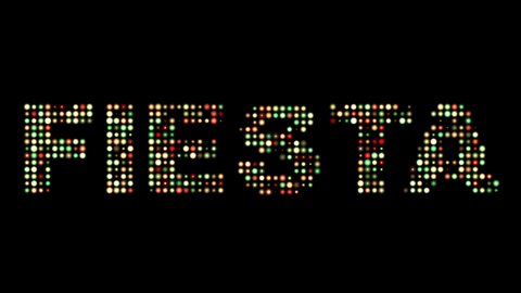 Fiesta Front Text Scrolling Led Pannel Display