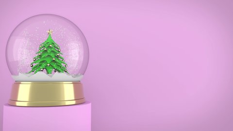 christmas tree music box on blue Stock Footage Video (100% Royalty-free