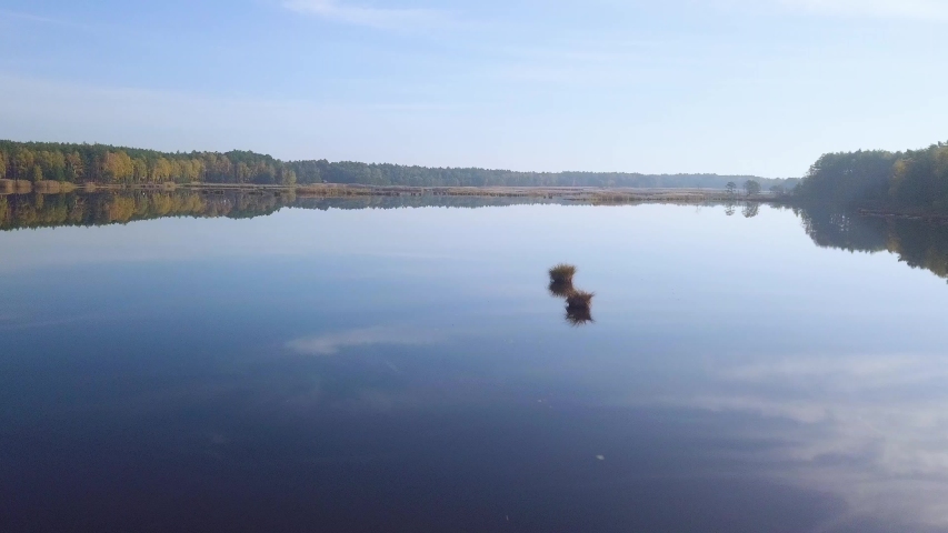 Suenrise over natural enclave in cetral Poland.