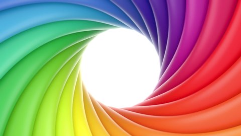 Colorful Rainbow Swirl Rotating Background Seamless Stock Footage Video Colorful Rainbow Swirl Rotating Background Seamless Stock Footage Video