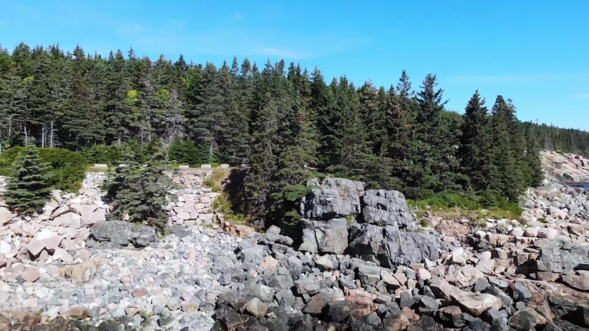 Acadia National Park/Maine aerial video from Acadia National Park taken by drone camera 