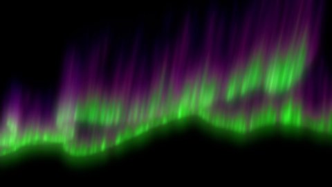 Aurora Borealis Nature Northern Lights On Stock Footage Video (100%