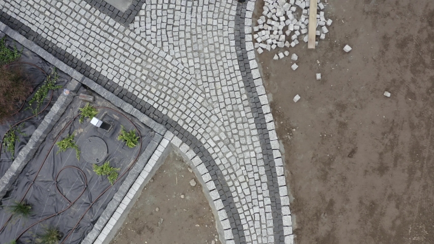 Residential Granite Brick Paving By Stock Footage Video (100% Royalty-free) 1040290169 | Shutterstock