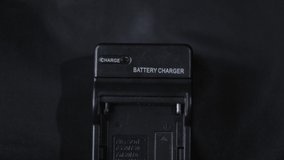 Close up Lithium Li-ion Battery Charging NP-F750 F770 7.4V 5000mAH