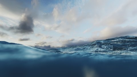 Rough Sea Loop 3D 4k

Animation loop of big waves in an agitated ocean. Camera goes underwater several times. New version, even more realistic with higher quality textures and liquid physics.