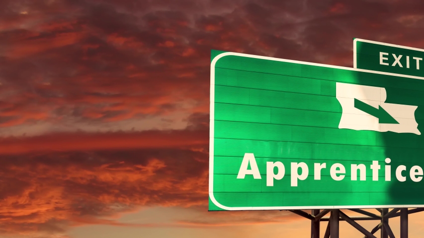 Street Sign the Way to Apprenticeship