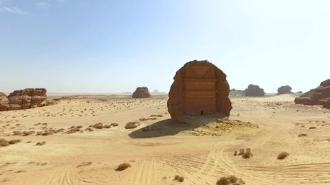 Mada'in Saleh, also called Al-?ijr or , is an archaeological site located in the Sector of Al-`Ula within Al Madinah Region in the Hejaz, Saudi Arabia.