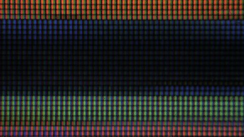 Abstract Digital Glitch Effect. Screen Monitor Pixels Close Up. Video Signal Damage With Pixel Closeup Noise And Error Interference. Glitch VHS Noise Background. Tv Error Black Screen
