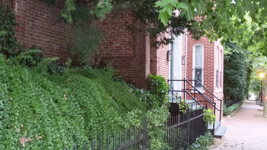 typical street in Washington DC 