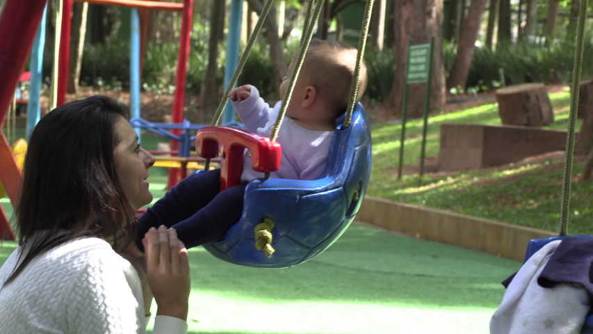 infant playground swing