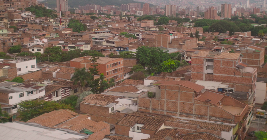 Medellin Metro Train Passenger View, Colombia