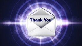 Thank You Text Animation in Letter, Email Concept, Loop, 4k
 - Powered by Shutterstock - Get 15% off with code: PIKWIZARD15