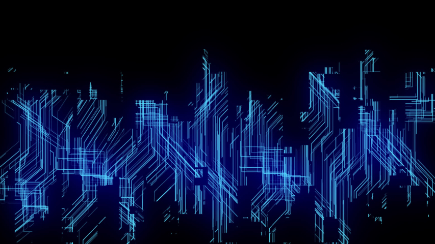 Abstract blue light circuit background technology.Circuit board  technology motion. Technology Background Circuit Diagram | Shutterstock HD Video #1040464916