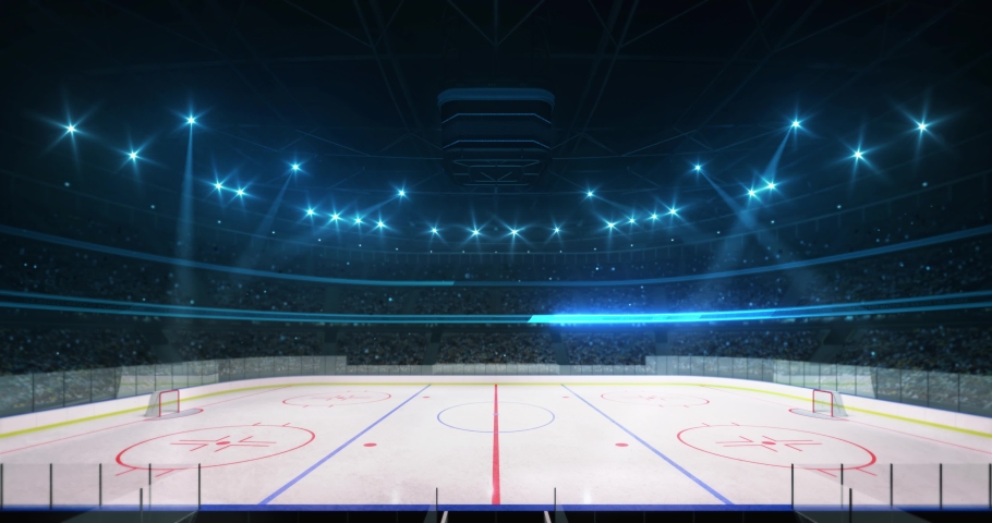 Lighting the Ice Hockey Rink Stock Footage Video (100% Royalty-free) 1040523845 | Shutterstock