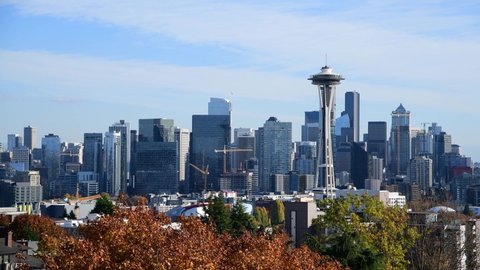 Seattle Skyline Sunset Stock Photo 29559700 | Shutterstock