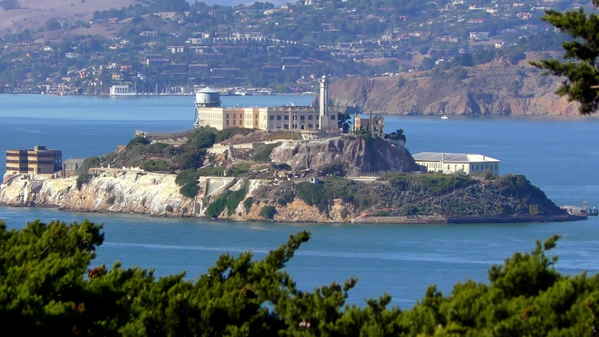 Alcatraz Island Tower in San Francisco, California image - Free stock ...