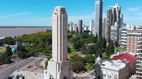 National Historic Monument to the Flag, Memorial (Rosario Argentina) aerial view