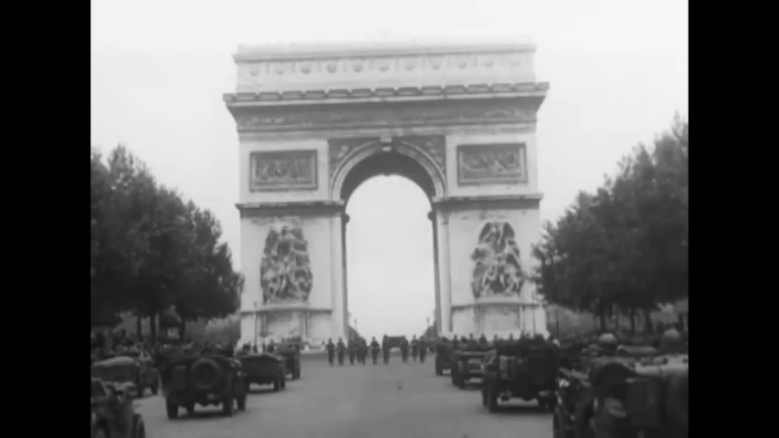 circa 1940s - allied troops march Stock Footage Video (100% Royalty ...