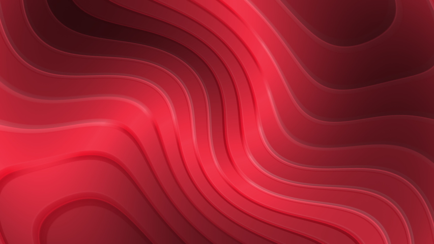Abstract Architecture Background.red   Circular Building loop . 3d Rendering 3d circles pattern with blinds effect. red clean rings animation. Abstract background for business presentation. Seamles
