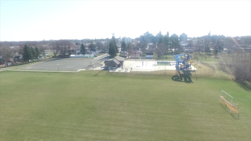 Stewartville/Minnesota   aerial video from Stewartville taken by drone camera 