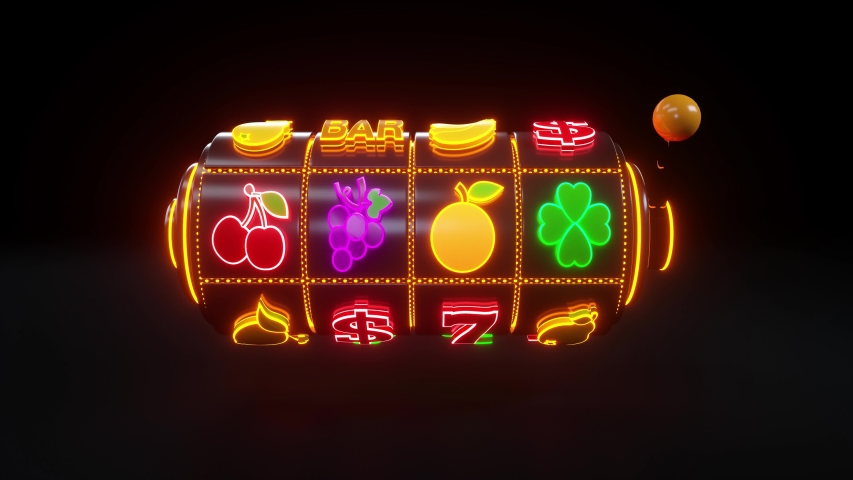 Slot Machine with Fruit Icons. Stock Footage Video (100% Royalty-free) 1040600756 | Shutterstock